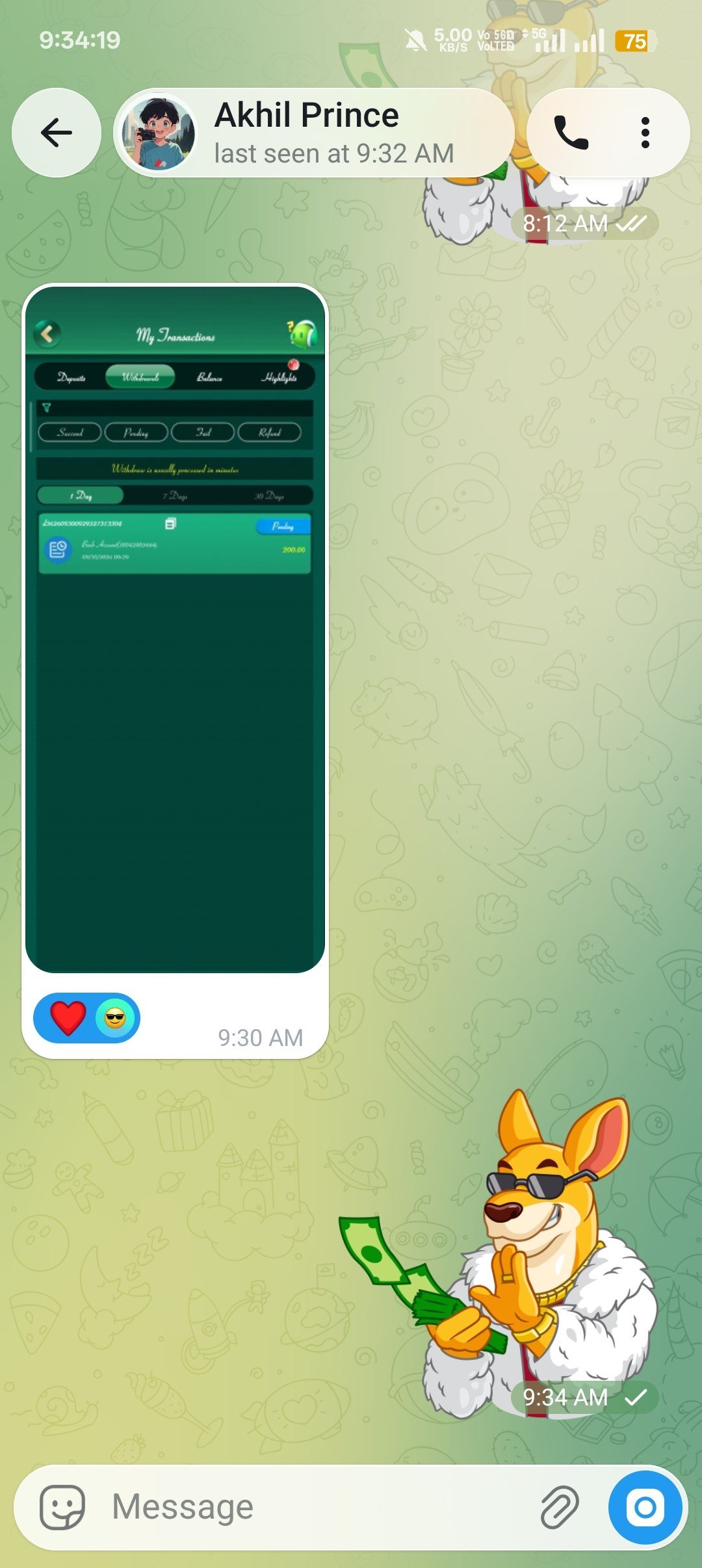 Jeet Spin invite reward and bonus screen